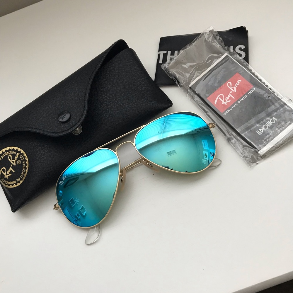 Ray-Ban blue Aviators